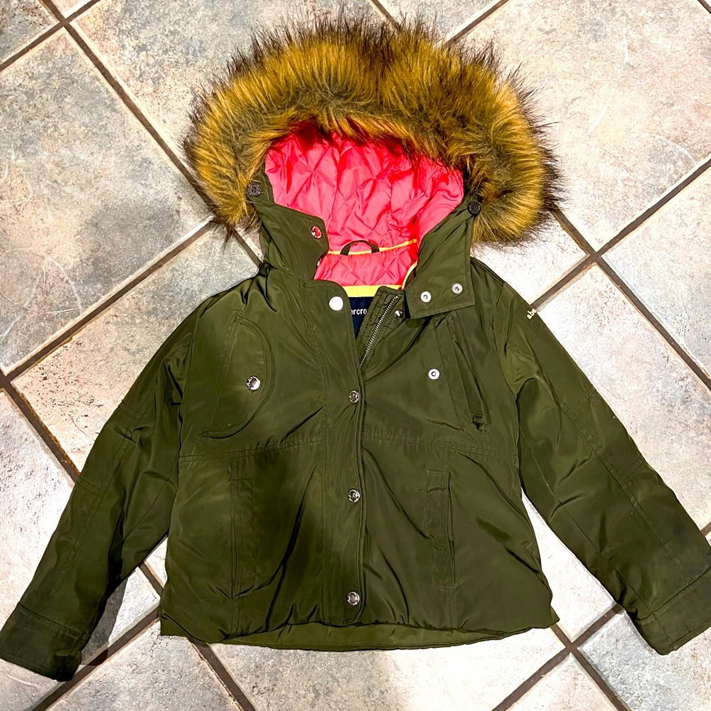 SOLD Young girls Abercrombie Kids Winter Coat